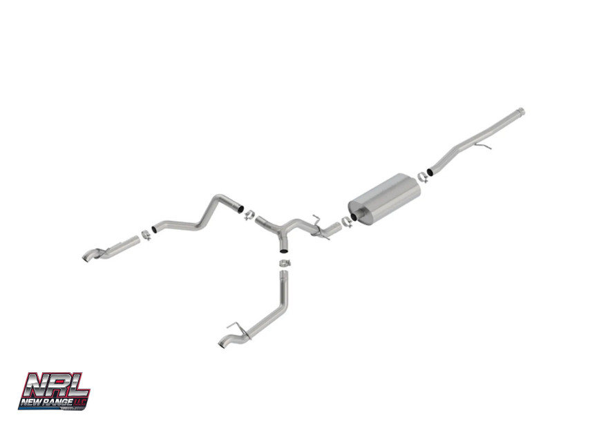 BORLA | 19-GM P/U 1500 5.3L Cat Back Exhaust Kit | BOR140767