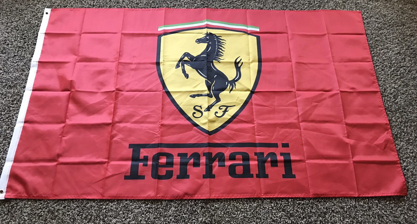 Ferrari Flag Banner 3x5 Ft Flag Garage Car Show Wall Gift New Man Cave Ferrari Flag Banner 3x5 Ft Flag Garage Car Show Wall Gift New Man Cave