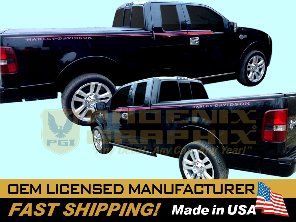 compatible with, 2006 Ford Harley Davidson F150 Truck Decals Graphics Stripes