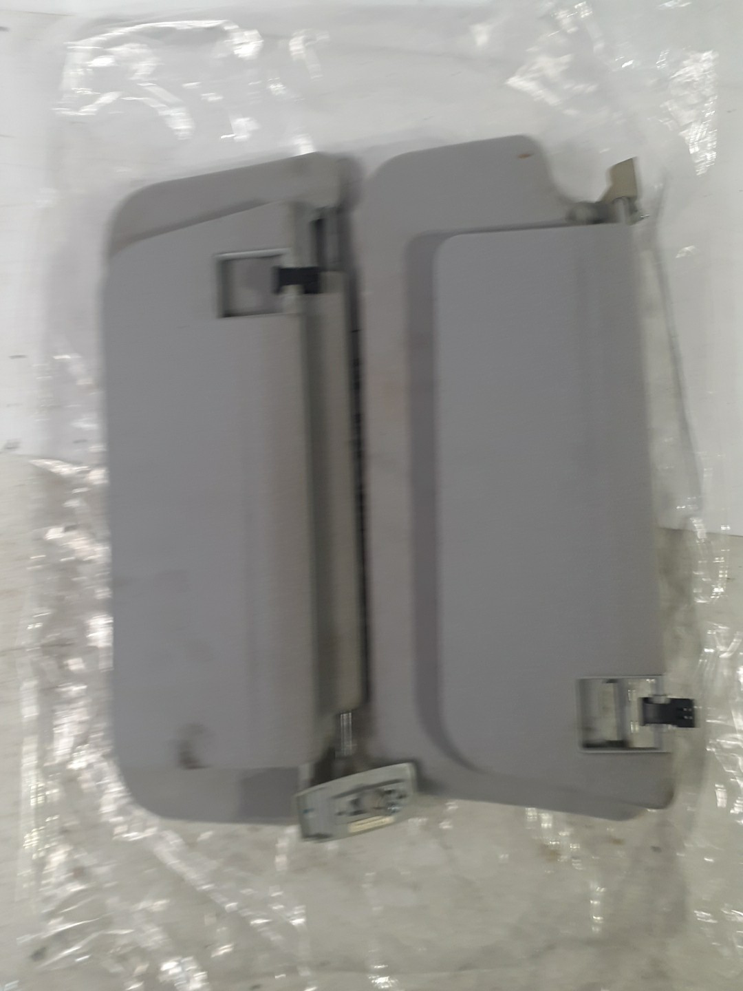 2003-09 Mercedes-Benz E500 LH & RH Inner & Outer Sun Visors Light Gray OEM