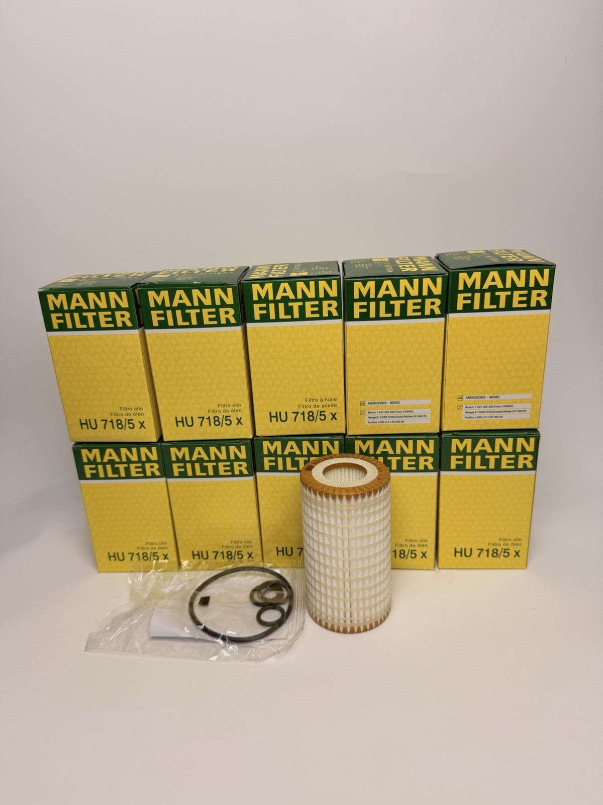 Mercedes Dodge Chrysler Mann Fleece Oil Filter 10 Psc. HU718/5x 000 180 26 09 Mercedes Dodge Chrysler Mann Fleece Oil Filter 10 Psc. HU718/5x 000 180 26 09