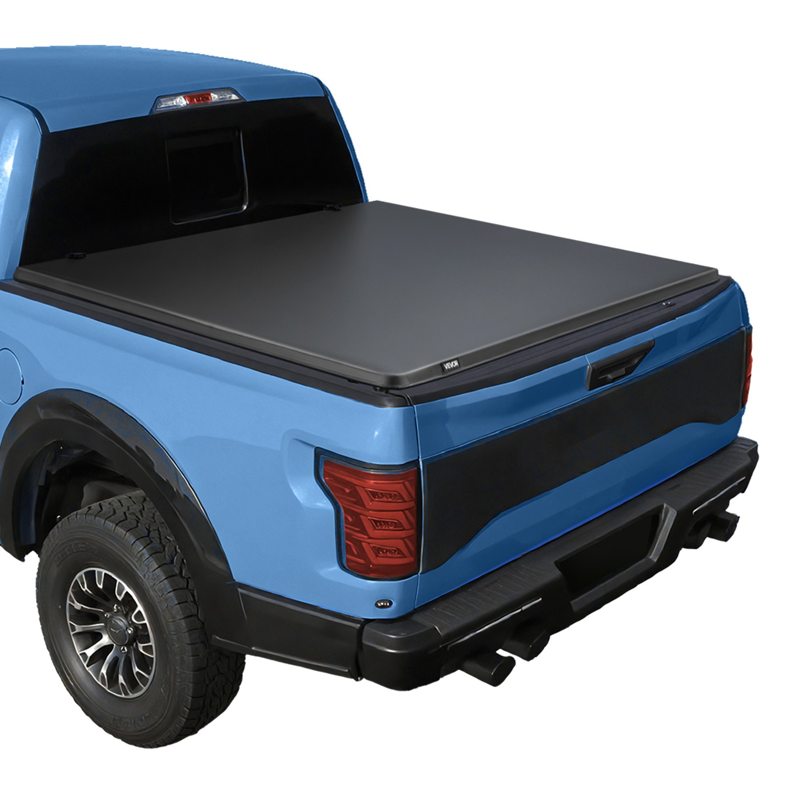 Soft Roll-Up Truck Bed Tonneau Cover 6.5 ft for 15-26 Ford F150 Waterproof