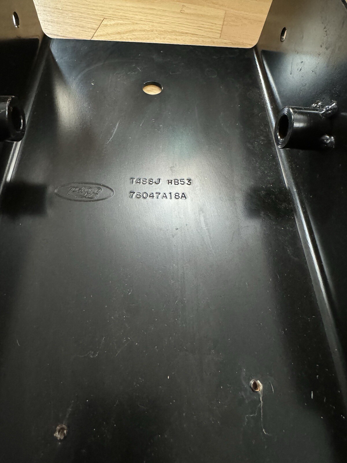 Ford Utility Interceptor OEM Center Condole Plate