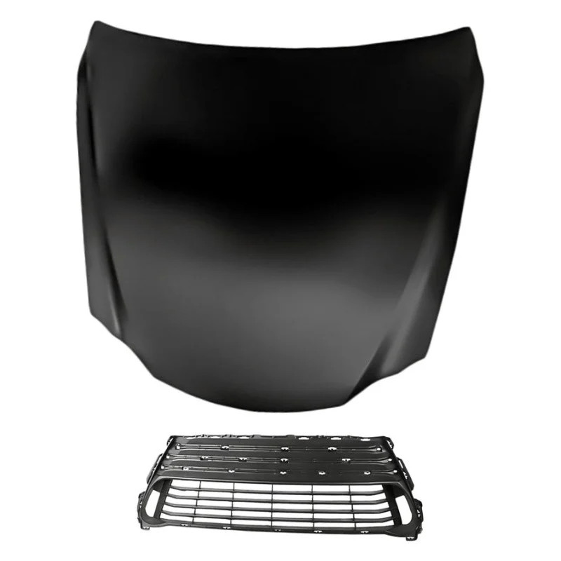 For Lexus IS350 17-20 Replacement 2-Piece Hood Panel, Grille CAPA Certified