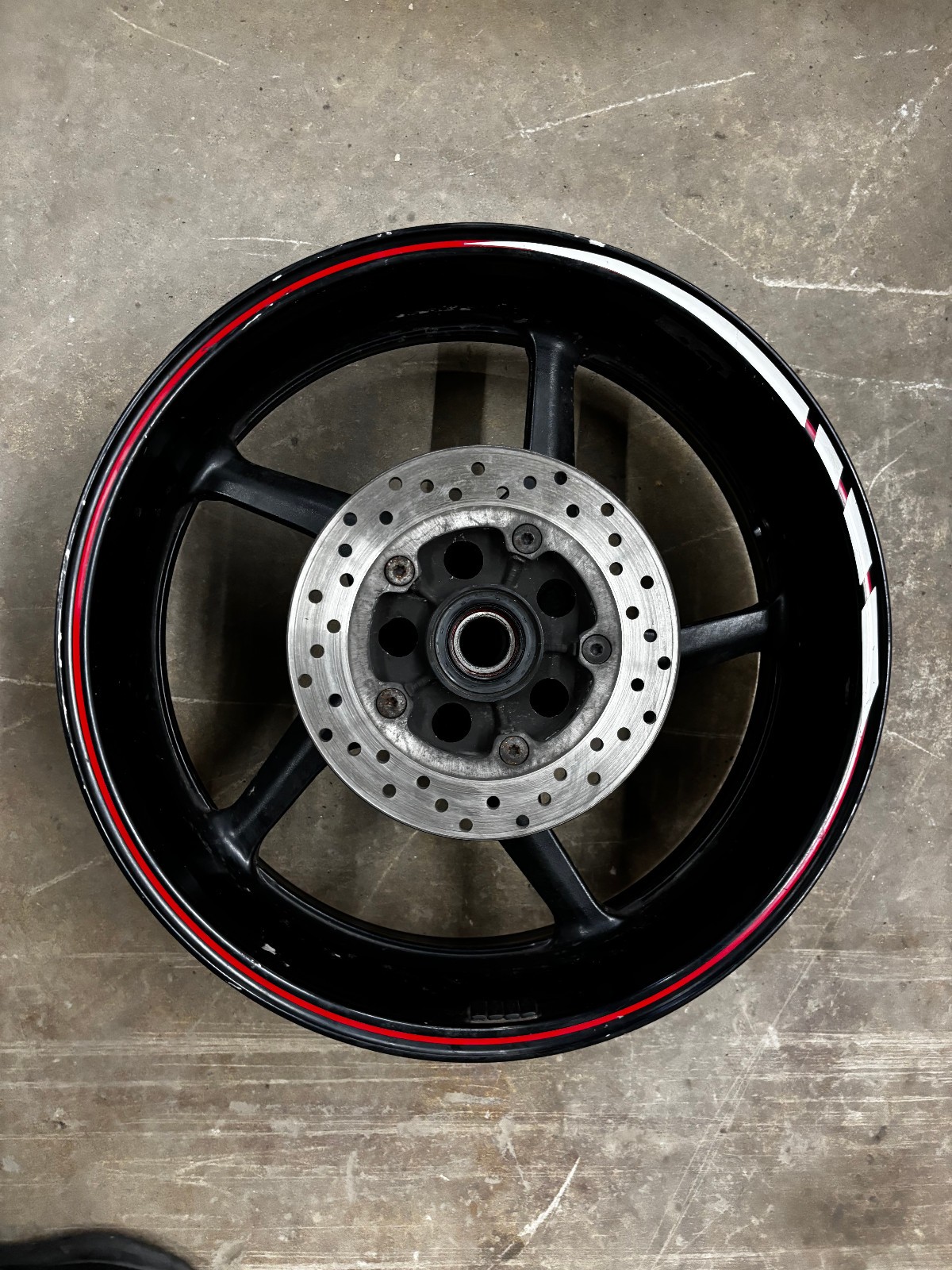 2004-2014 05 06 07 08 09 10 11 12 13 YAMAHA YZF R1 OEM REAR WHEEL BACK RIM