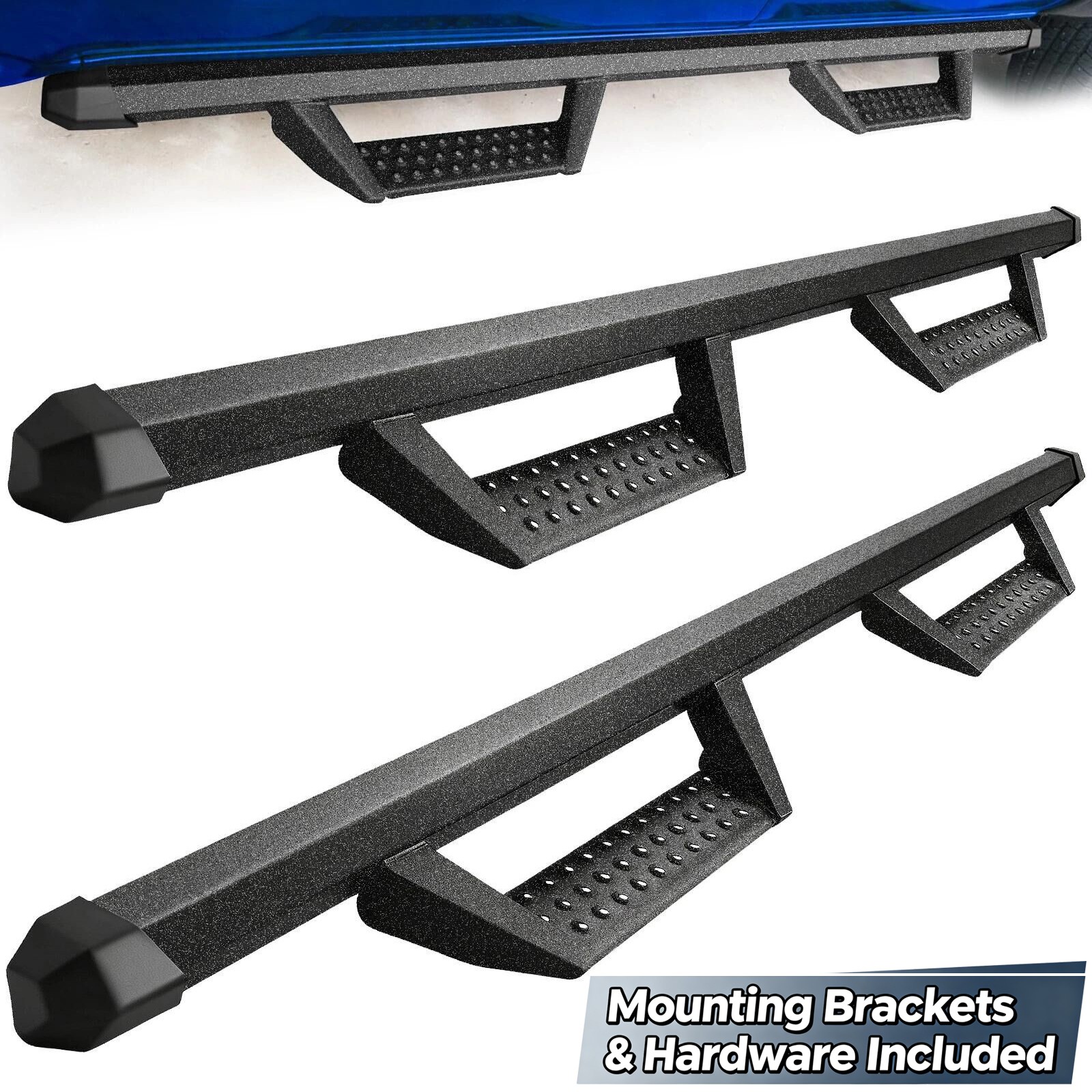 Running Board Fit 21-26 Ford Bronco 4 door Not for Sport Side Step Nerf Bar Drop
