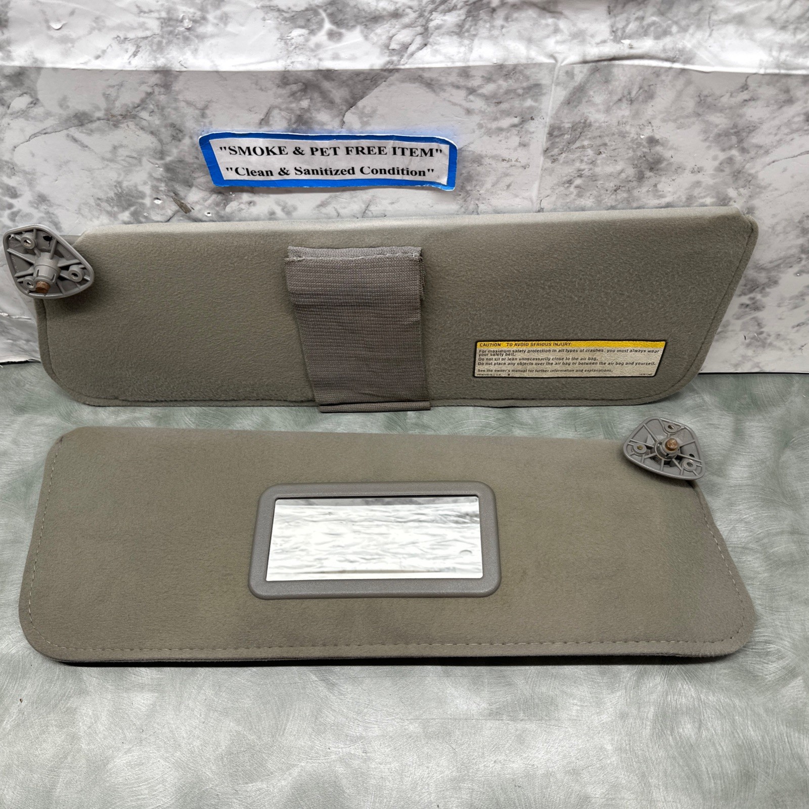 READ 1988-1998 Chevy C/K Truck Suburban Tahoe Yukon Sun Visors Visor Pair Gray