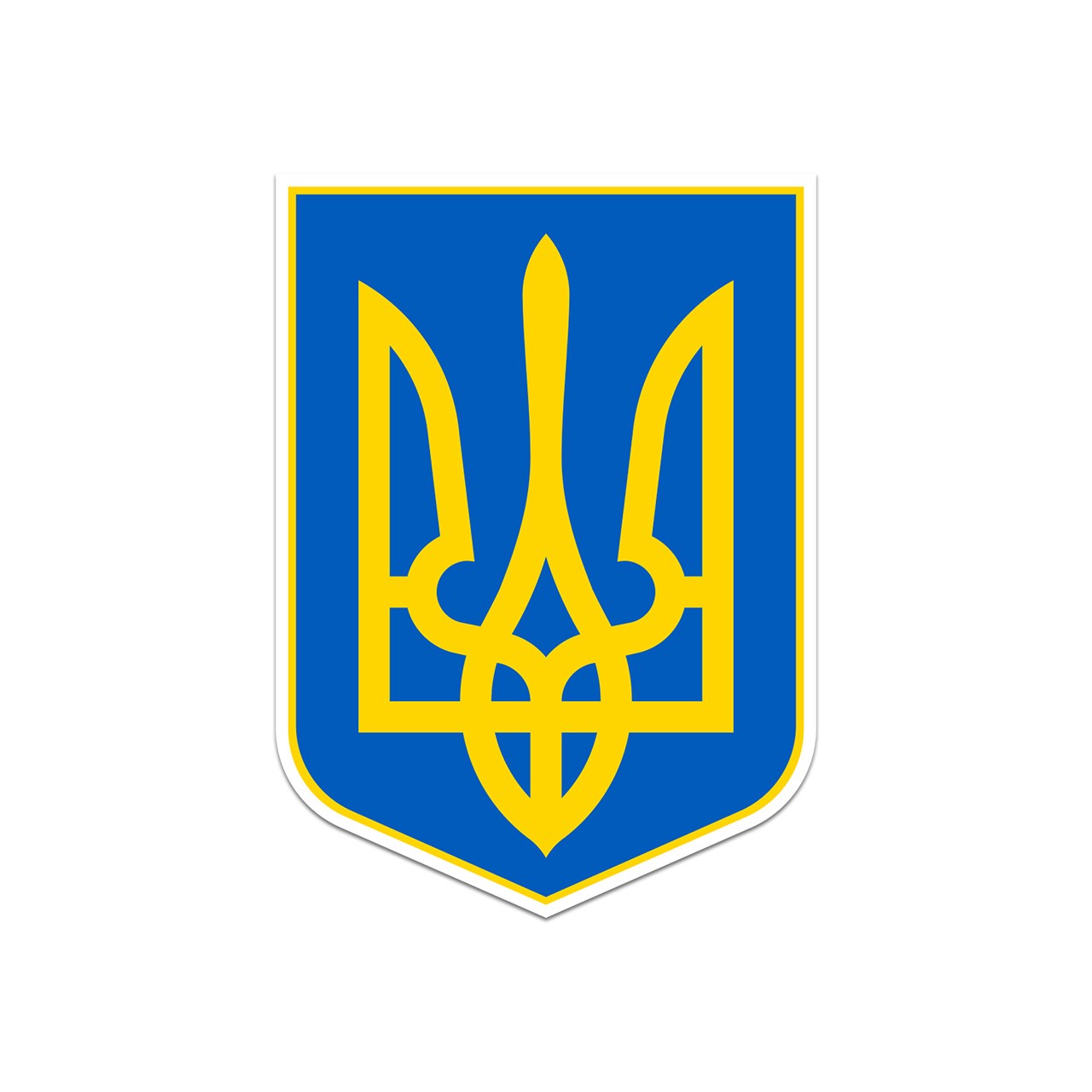 Ukrainian Coat of Arms Sticker Decal