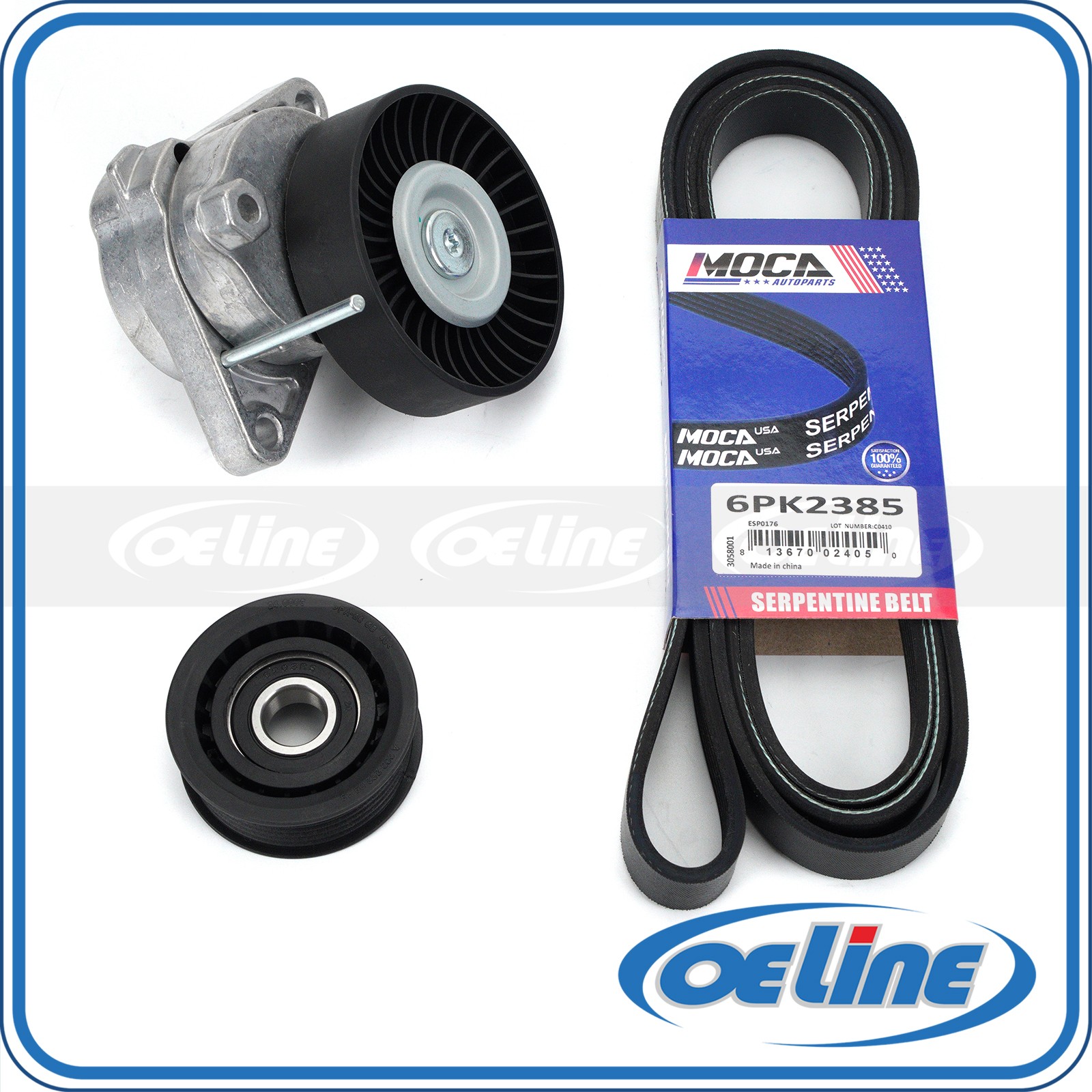 90K38174 Serpentine Belt Component Kit for Mercedes-Benz SLK55 AMG ML500 E320 90K38174 Serpentine Belt Component Kit for Mercedes-Benz SLK55 AMG ML500 E320