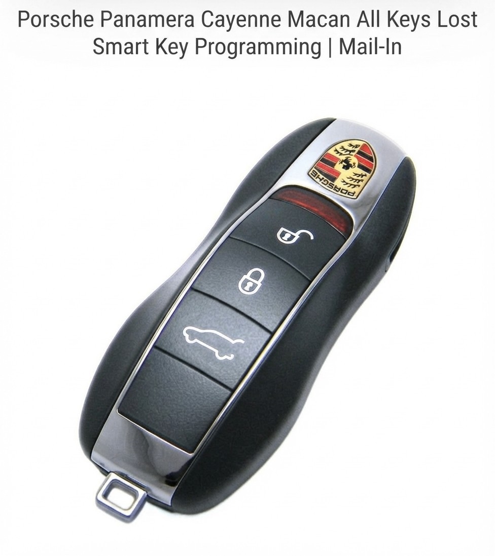 Porsche Panamera Cayenne Macan All Keys Lost Smart Key Programming Mail-In