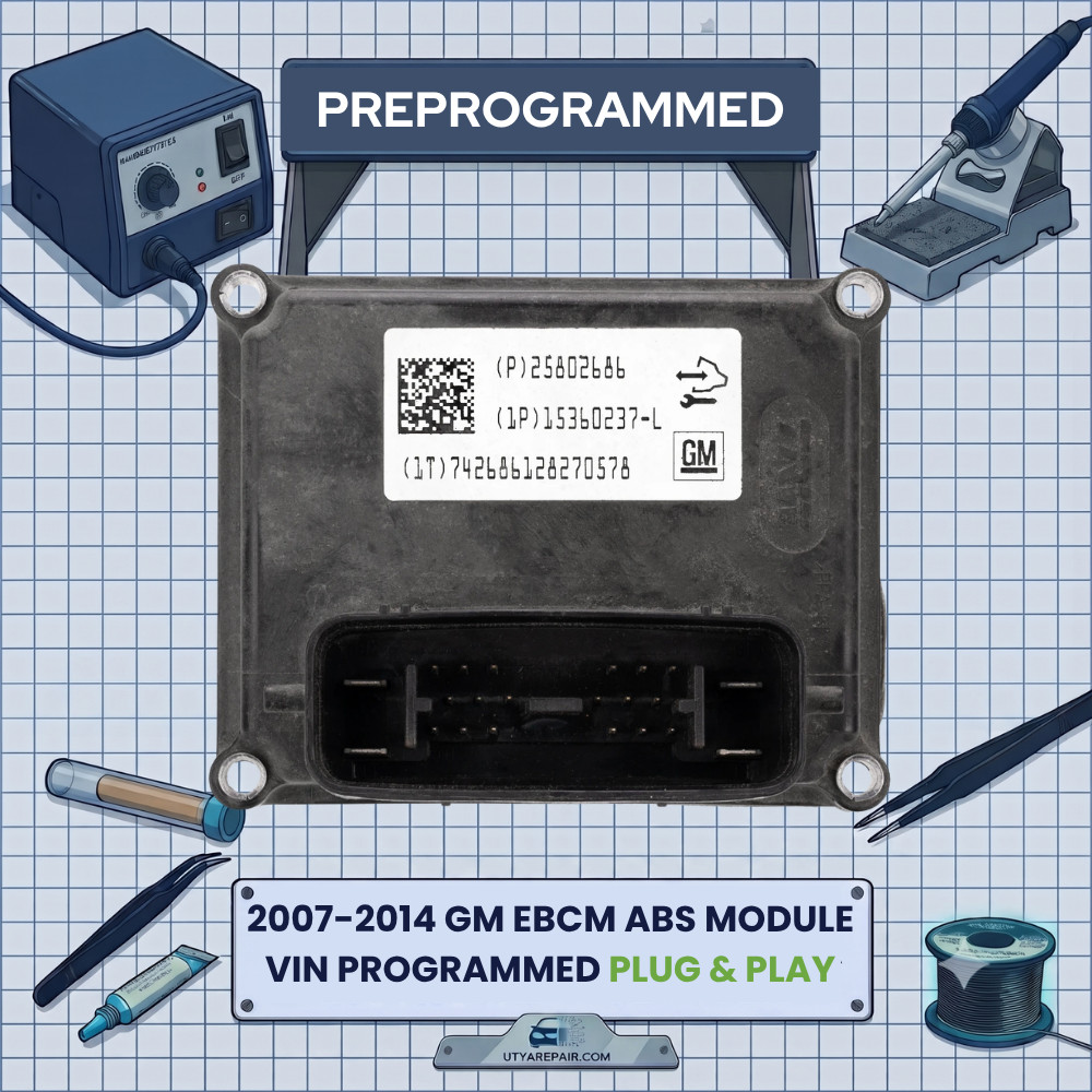 2007-2014 GM EBCM ABS Module VIN Programmed Silverado Sierra Tahoe Suburban Yuko