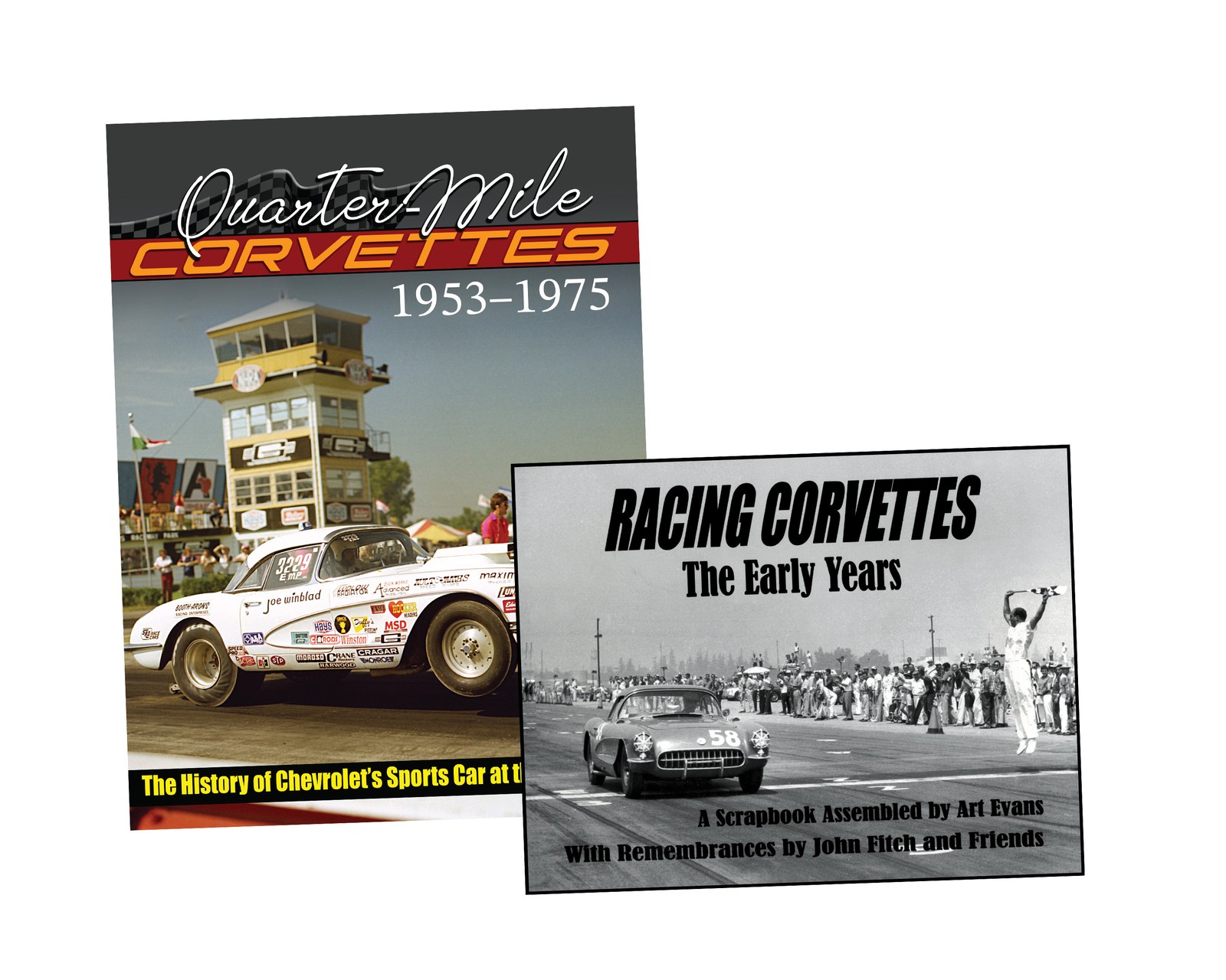 Quarter-Mile Corvettes & Racing Corvettes the Early Years 2 Book Set