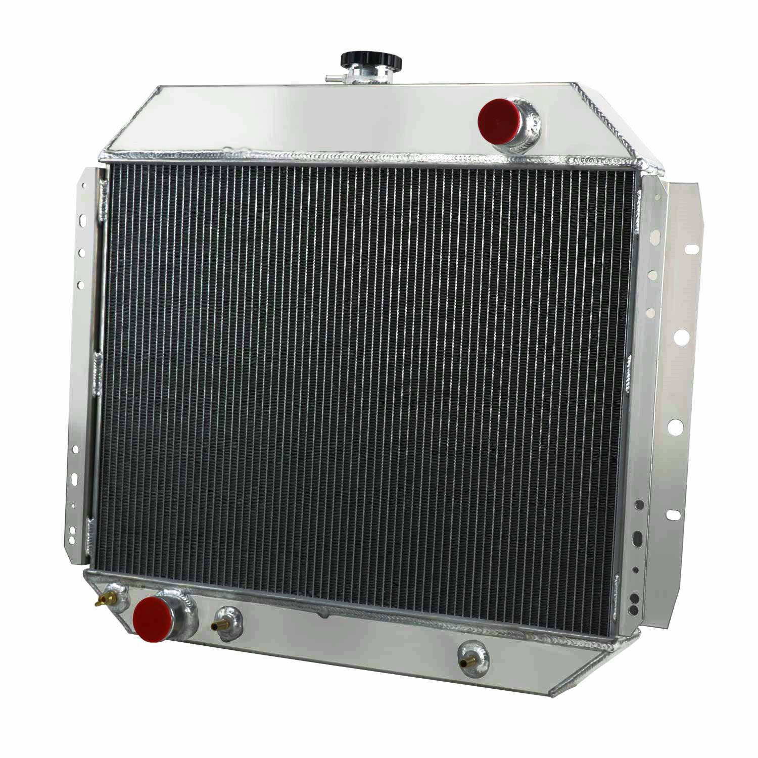 4 Row Radiator for 66-1979 Ford F100 F150 F250 F350 Bronco 5.8L,V8 AT.
