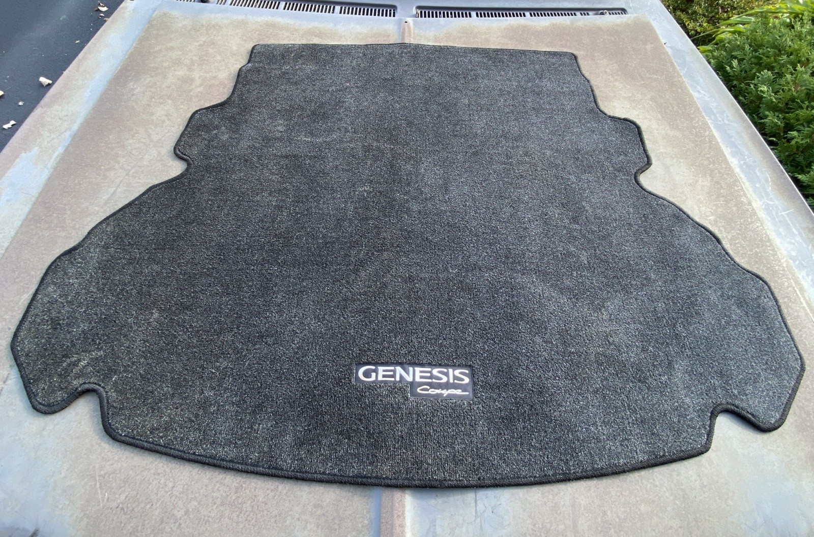 Black Hyundai Genesis Coupe Rear Trunk Carpet OEM 2nd Gen 2013 2014 2015 2016