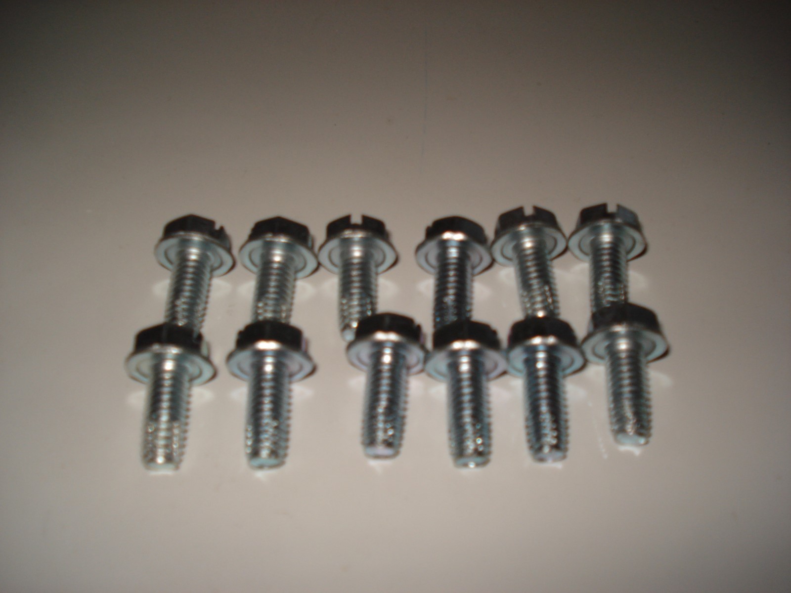 Set- 12 New For Chevy/GMC Rally Truck/Van Wheel Center Cap Bolts SLOT & HEX