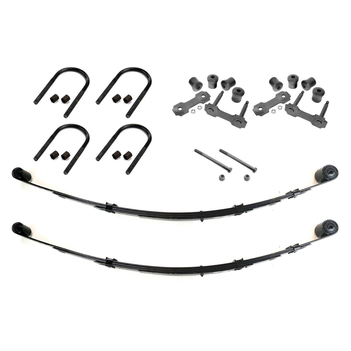 NEW 1968-1973 Mustang Leaf Spring Kit  Includes springs, shackles, Eye & U-bolts