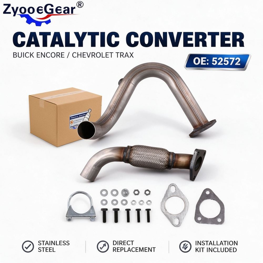 Front Flex Pipe 52572 for Buick Encore & Chevy Trax 1.4L Gas DOHC Engine