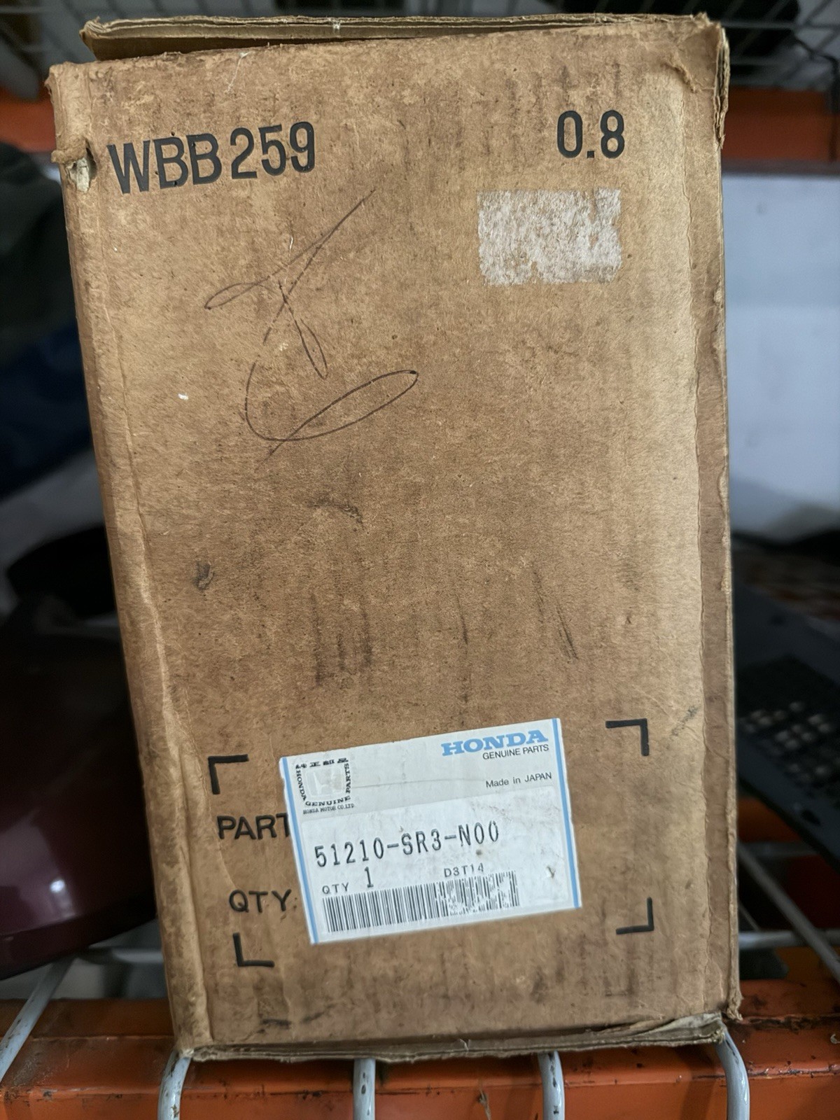 1992-1995 Honda Civic Right Front Knuckle NOS