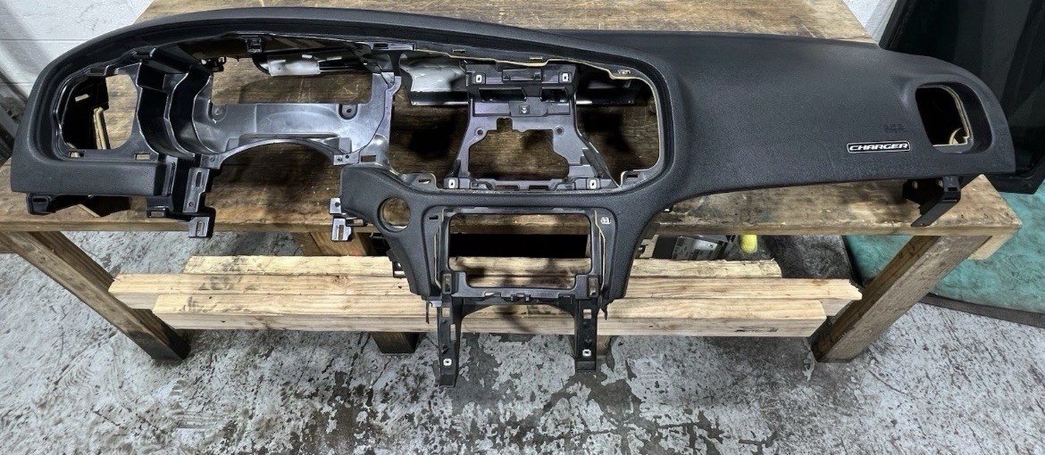 20 2020 DODGE CHARGER GT BARE DASH PANEL BLACK 20 2020 DODGE CHARGER GT BARE DASH PANEL BLACK
