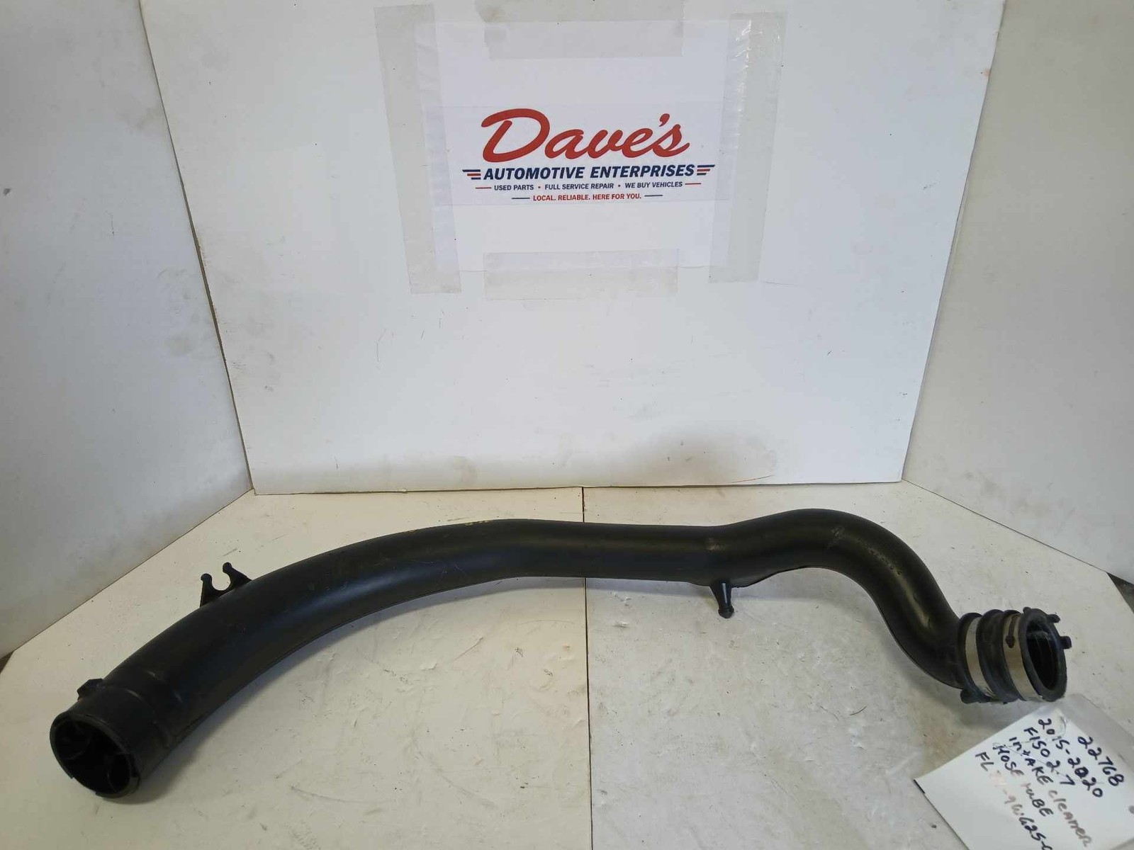 15 16 17 18 19 20 Ford F150 2.7l Engine Air Intake Cleaner Hose Tube Fl349w625cb 15 16 17 18 19 20 Ford F150 2.7l Engine Air Intake Cleaner Hose Tube Fl349w625cb