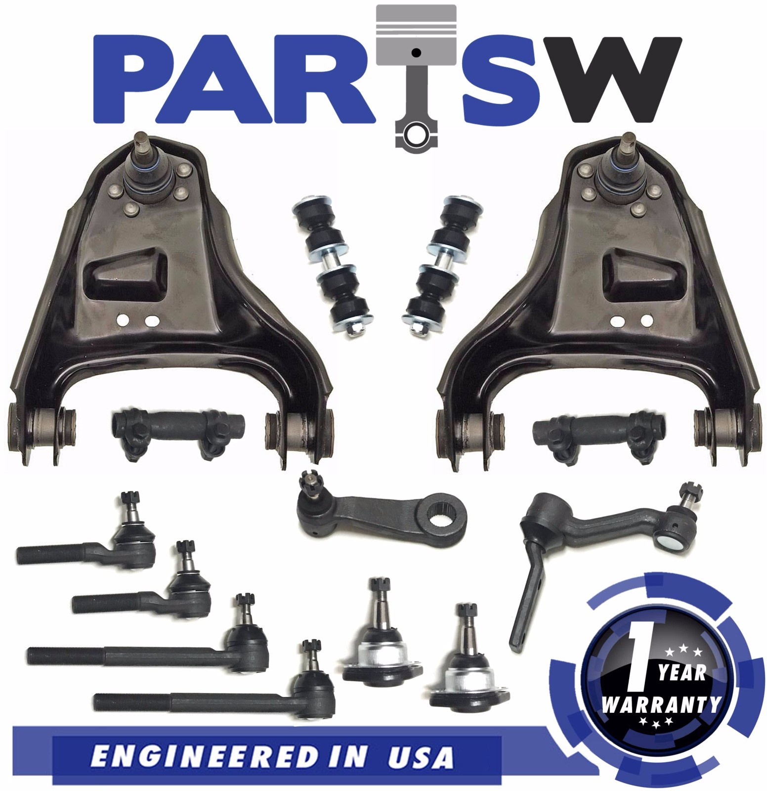 PartsW 14Pc Complete Steering Kit for Chevrolet Blazer