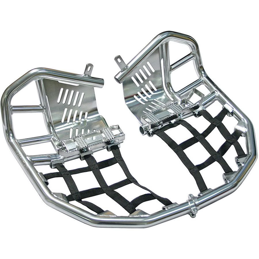 MotoSport Rock Pro Series Race Nerf Bars - Silver RNB-203-T7-SR