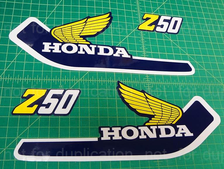 1977 77\' minibike Z50 tank 4pc pegatina graficos decals sticker autocollant