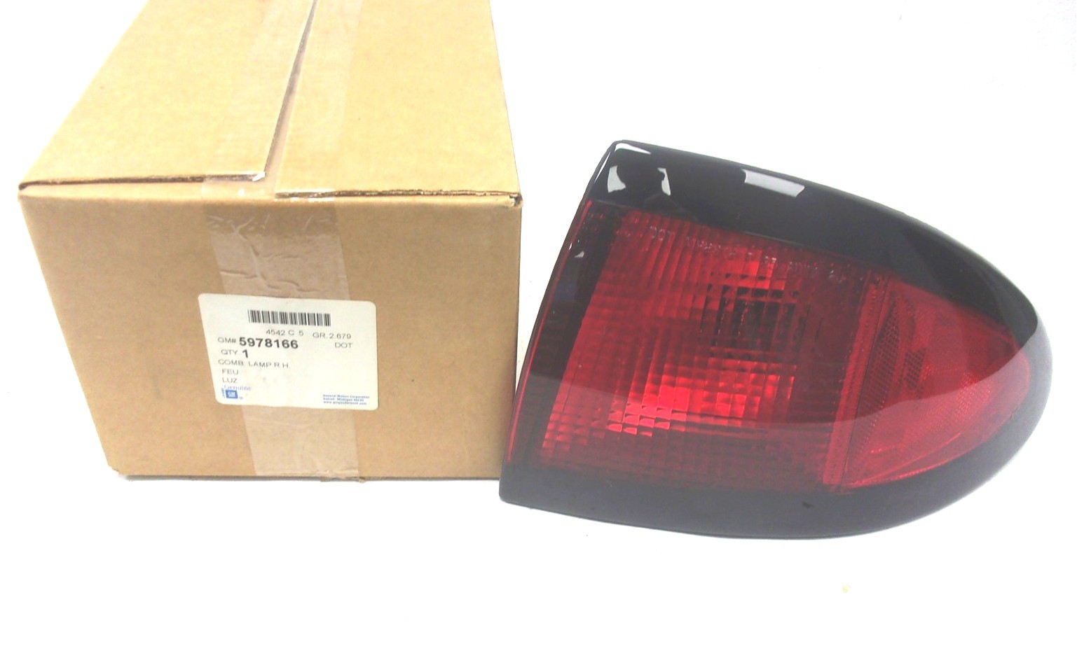 5978166 NEW GENUINE OEM GM RH REAR TAIL LAMP ASSEMBLY 1995-1999 PONTIAC SUNFIRE 5978166 NEW GENUINE OEM GM RH REAR TAIL LAMP ASSEMBLY 1995-1999 PONTIAC SUNFIRE