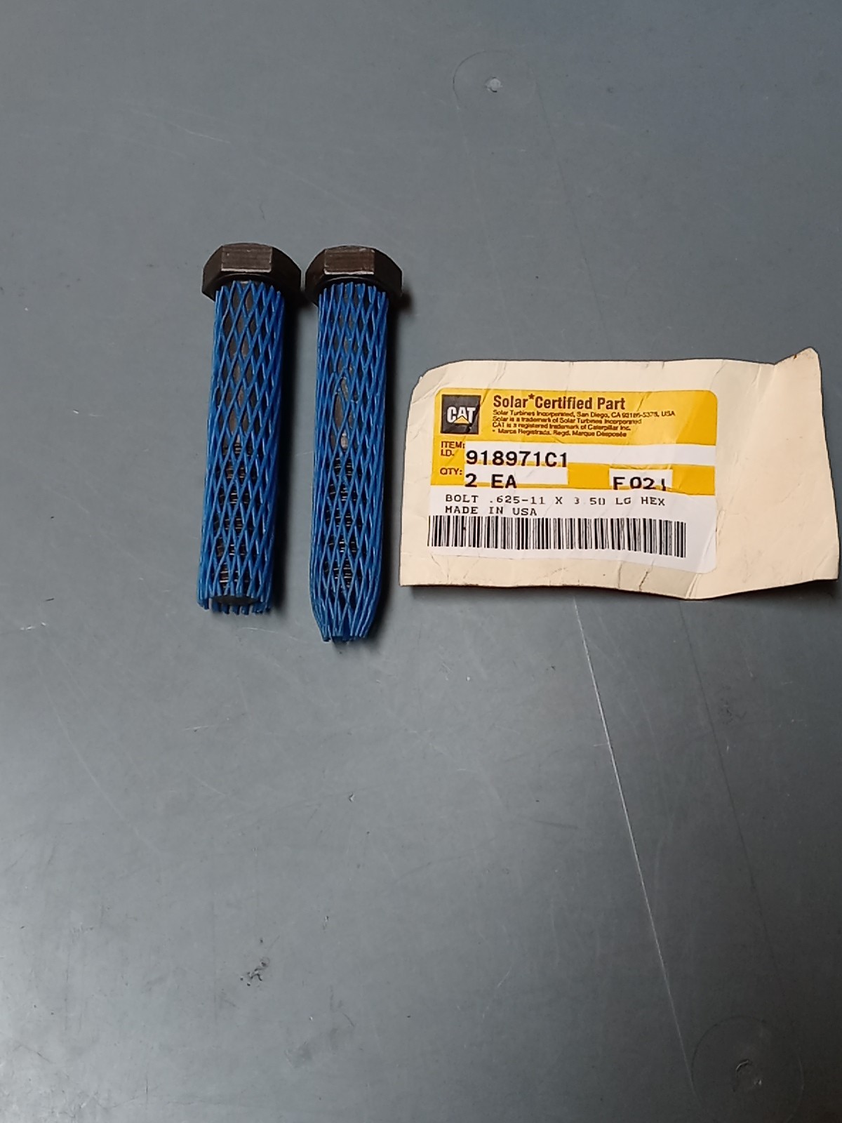 Solar Turbines 918971C1 OEM Hex Bolt 5/8-11 x 3.5\