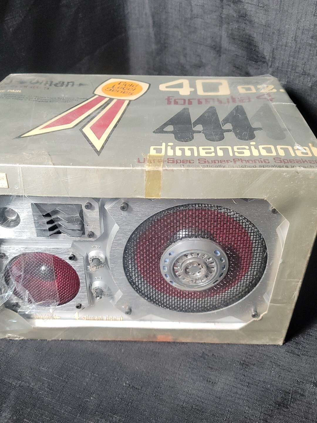 NOS Boman Audiophile Car Speaker Acoustically Matched Pair Formula 4 Dimensional NOS Boman Audiophile Car Speaker Acoustically Matched Pair Formula 4 Dimensional