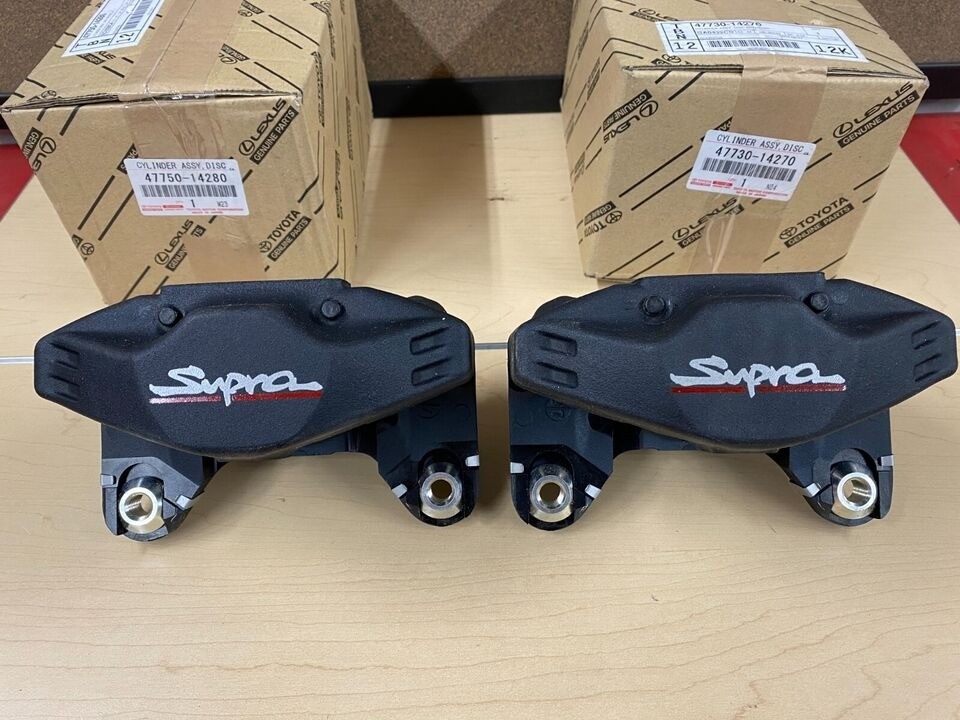 OEM 1993-1998 TOYOTA MK4 SUPRA 3.0L TURBO REAR BRAKE CALIPERS QTY 2 NEW