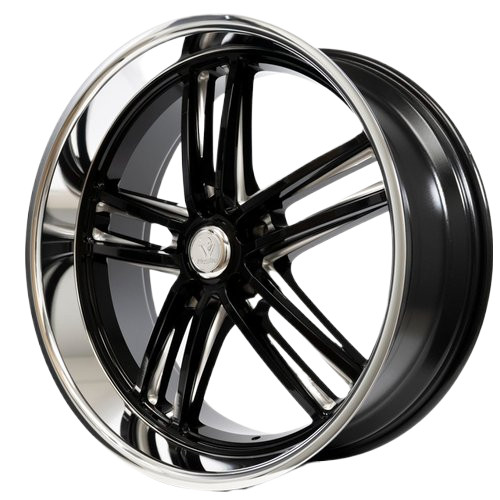 RESTO Maverick R103 18X8 5X120.7 ET1 Gloss Black Milled Diamond Cut (Qty of 1)