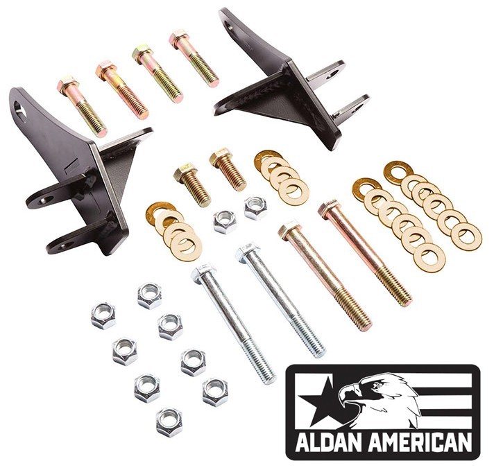 1978-88 Oldsmobile Cutlass Rear Lower Coilover Bracket Kit - Aldan American