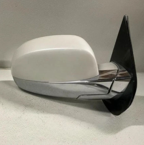 2007-2008 Cadillac Escalade Right Passenger RH Side View Mirror Door White Oem