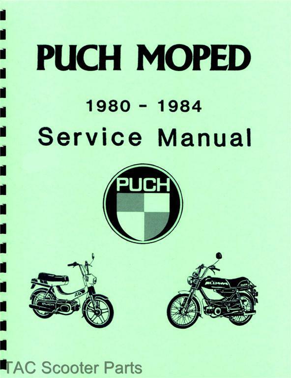 Puch Moped Service Manual 1980-1984 10 Models