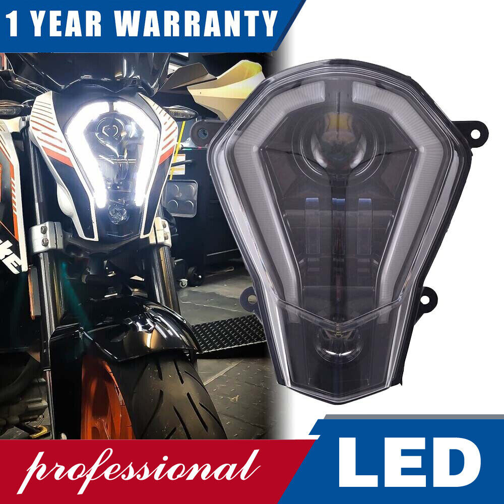 For KTM Duke 200 2012-2019 LED Front Headlight Housing Head Lamp Assembly
