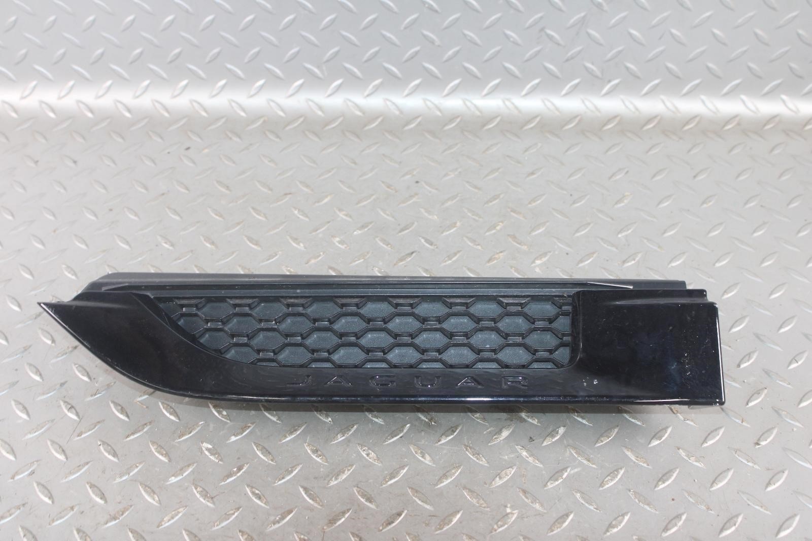 ⚠️DMG⚠️ 14-20 F-Type Black Front LH Side Fender Vent Badge Grill Factory OEM OE