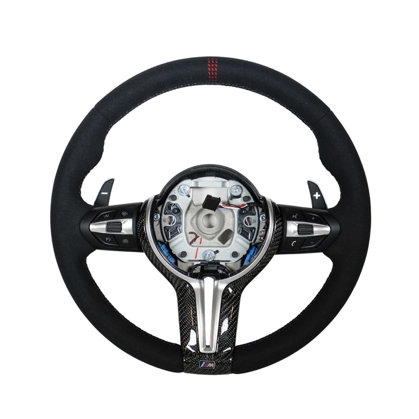 BMW CS Style Alcantara Carbon Steering Wheel Red Center Mark F80 F82 F30 F32