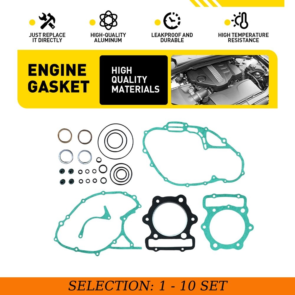 1-10Set Fit Honda XL500S XL500R XR500 XR500R 1979-1982 Full Gasket Rebuild Seal