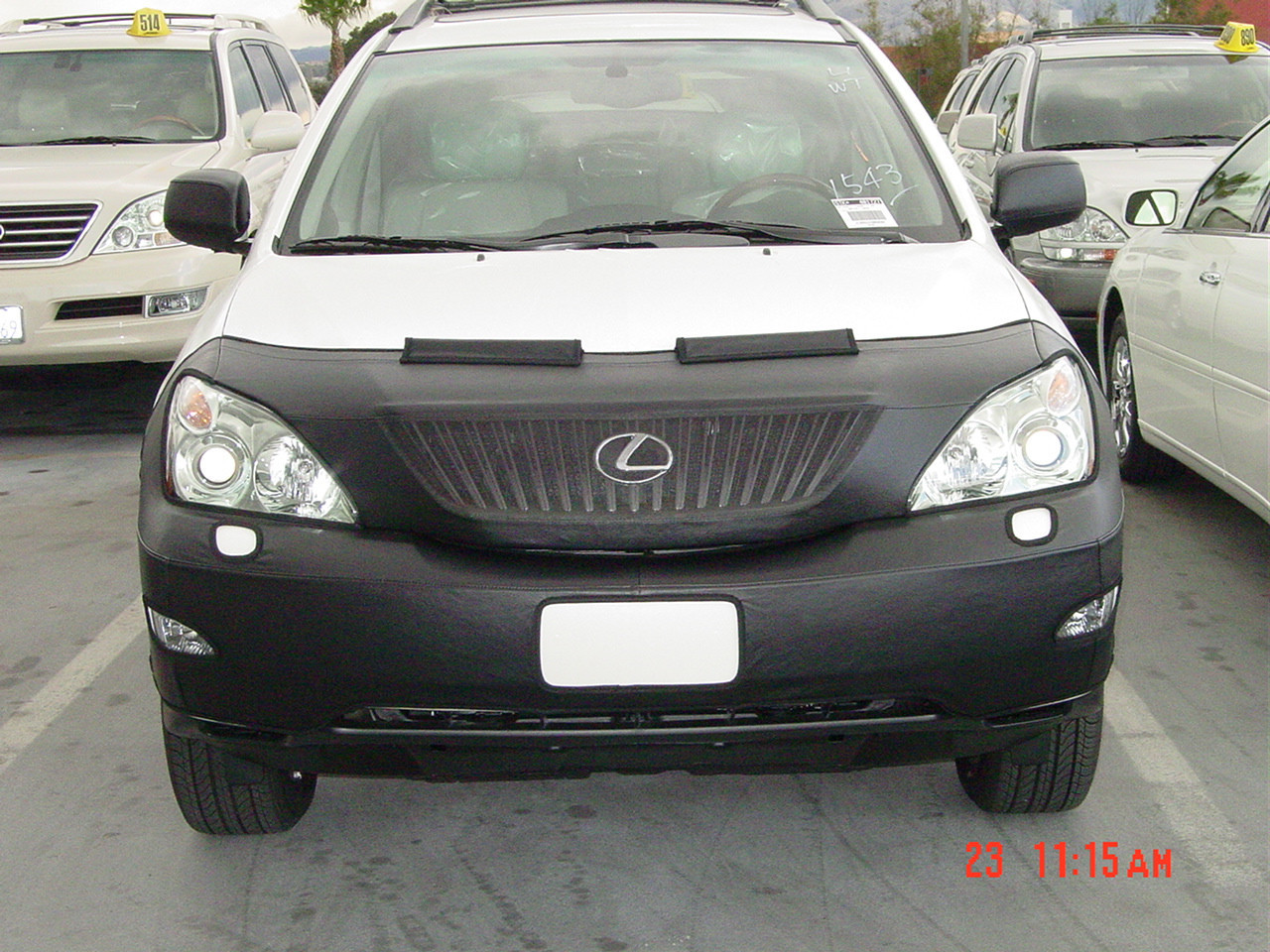 Colgan Front End Mask Bra 2pc. Fits Lexus RX330 & RX350 04-09 W/O Fr.Tag