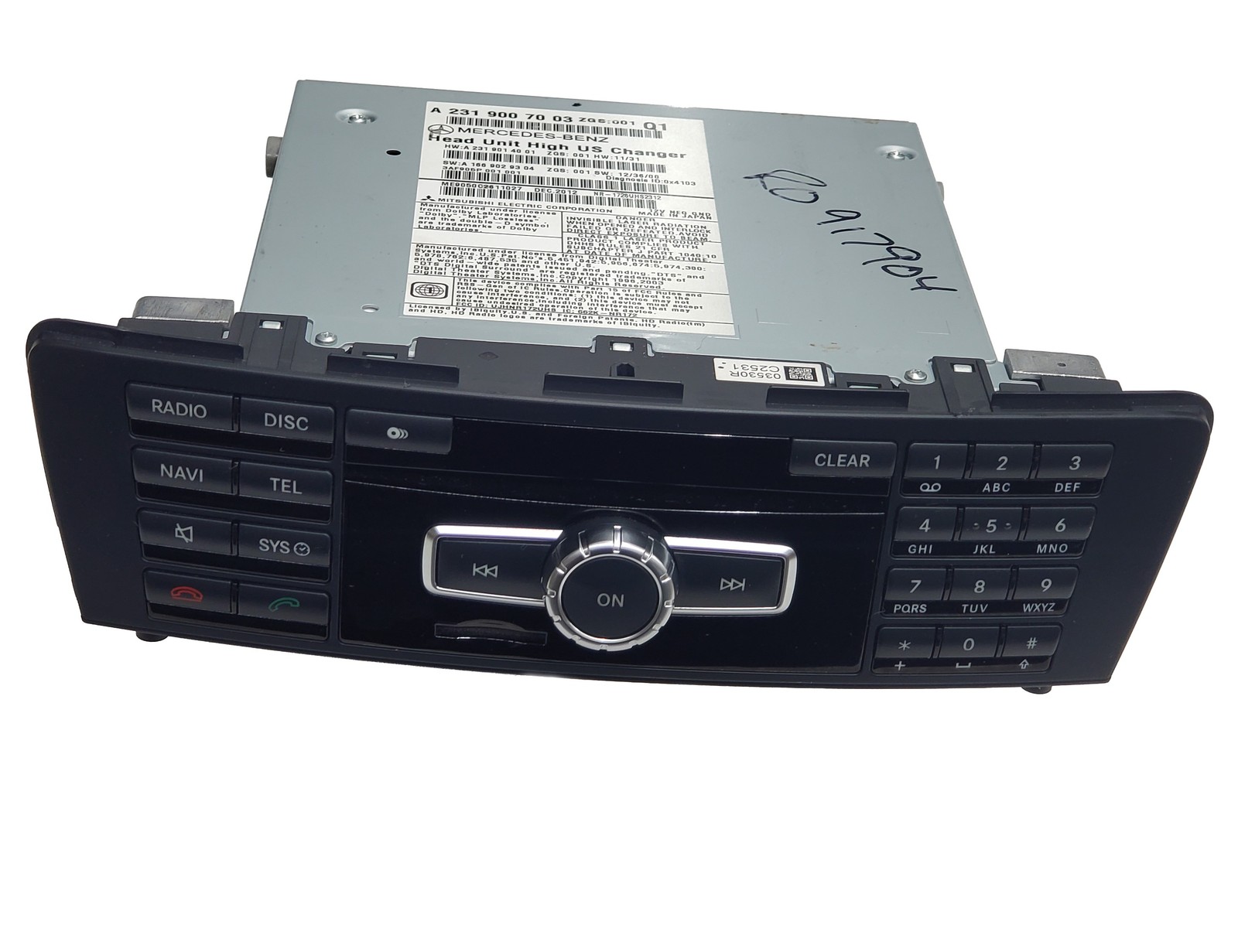Mercedes R231 SL-Class Radio Stereo COMAND CD Player OEM 13-14 For Parts