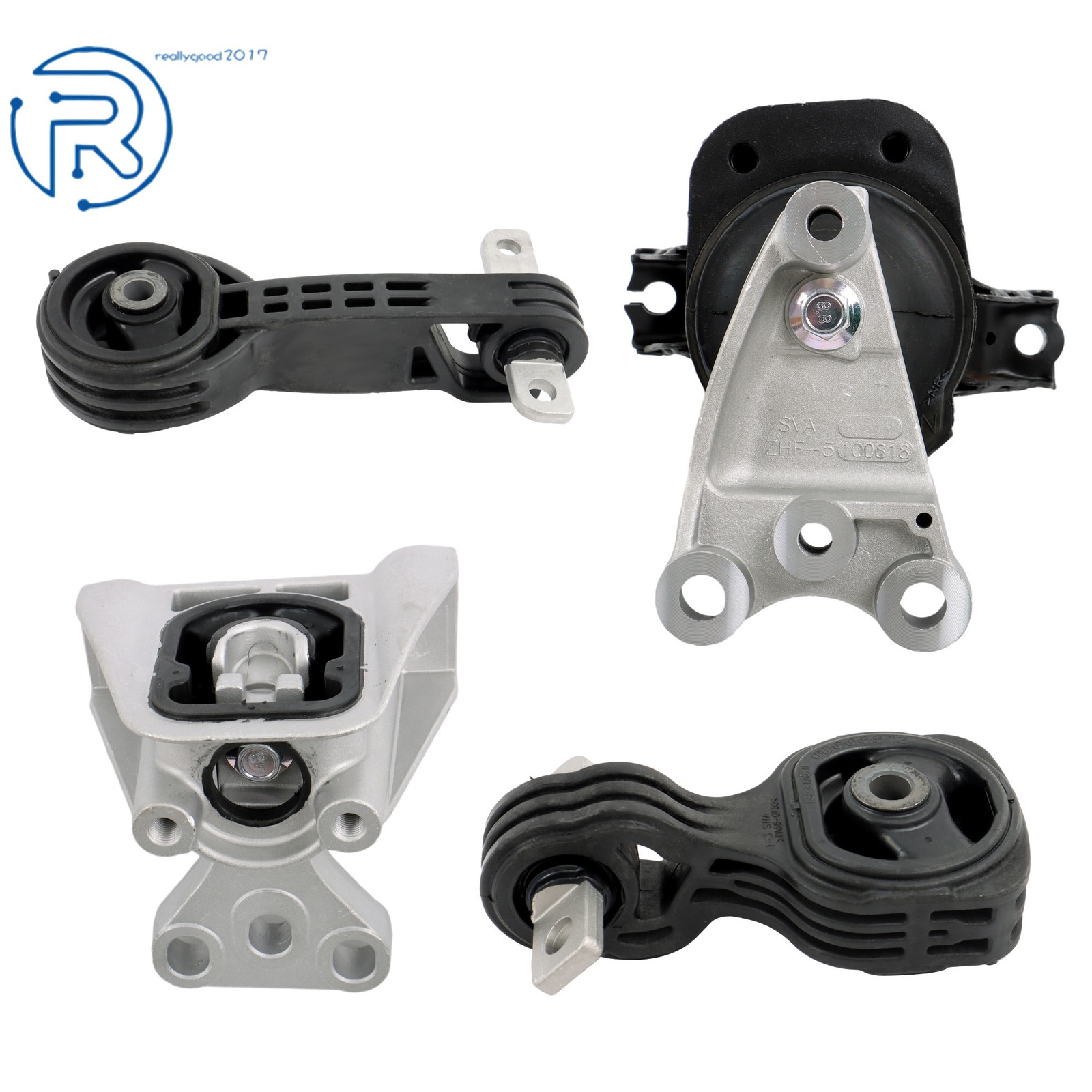 For Honda Civic 2006-2011 L4 1.8L Auto Trans 4PCS Engine Motor & Trans Mount Set