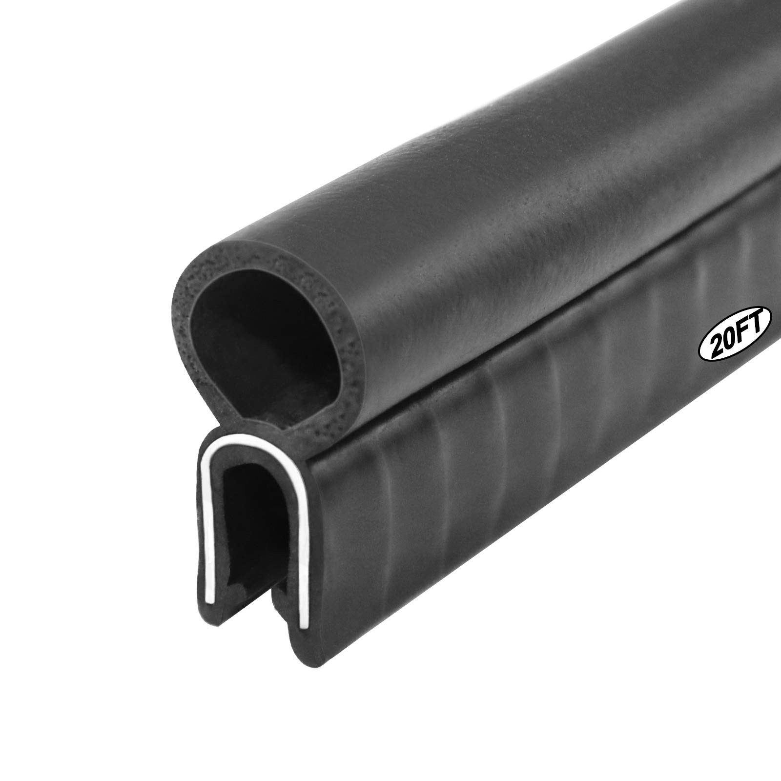 Storystore Automotive Door Weather Stripping 20 Ft EPDM Rubber 20 Feet, Black Storystore Automotive Door Weather Stripping 20 Ft EPDM Rubber 20 Feet, Black