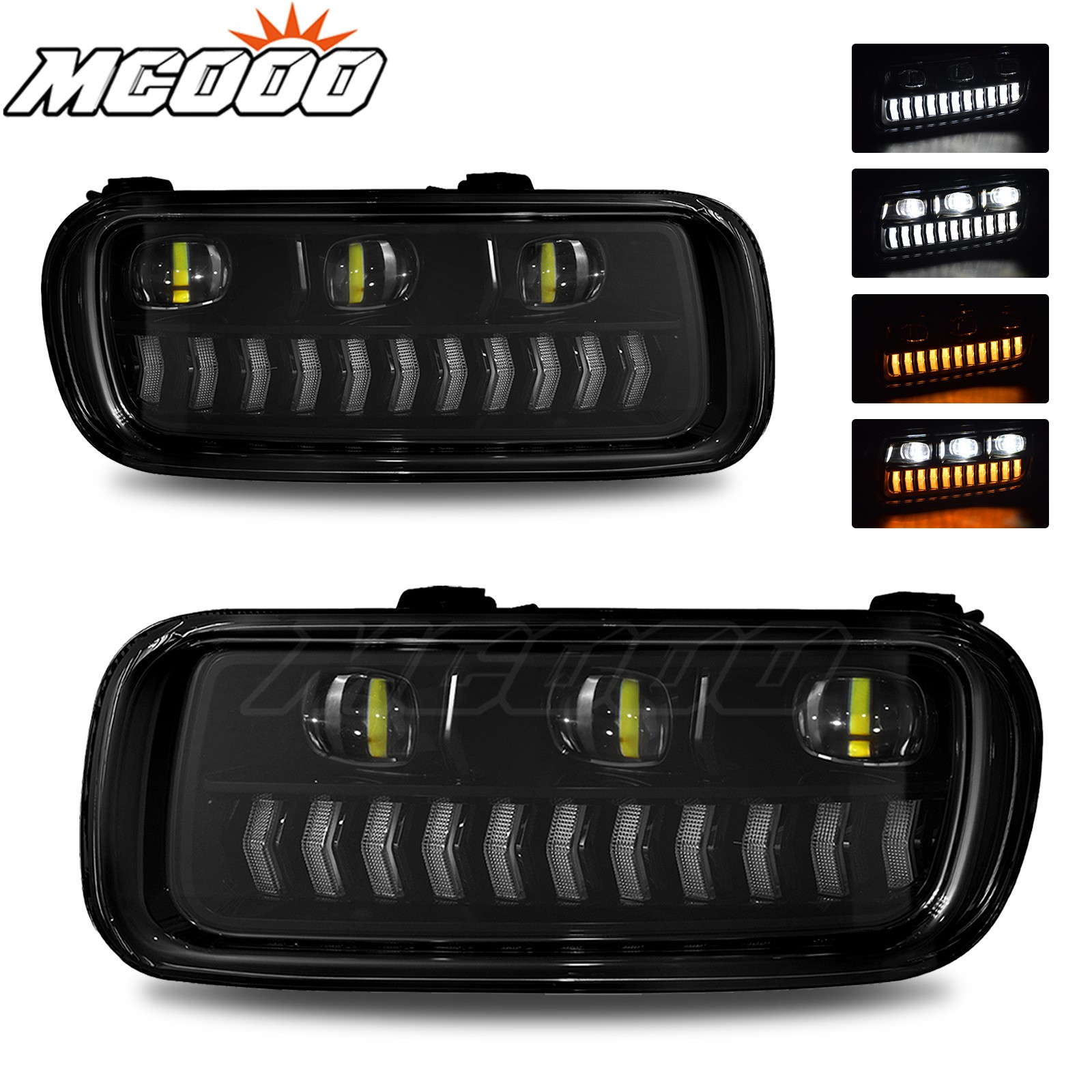 For 2004-2006 Ford F-150 LED Fog Light Front Bumper Lamps with DRL+Wiring-1 Pair For 2004-2006 Ford F-150 LED Fog Light Front Bumper Lamps with DRL+Wiring-1 Pair