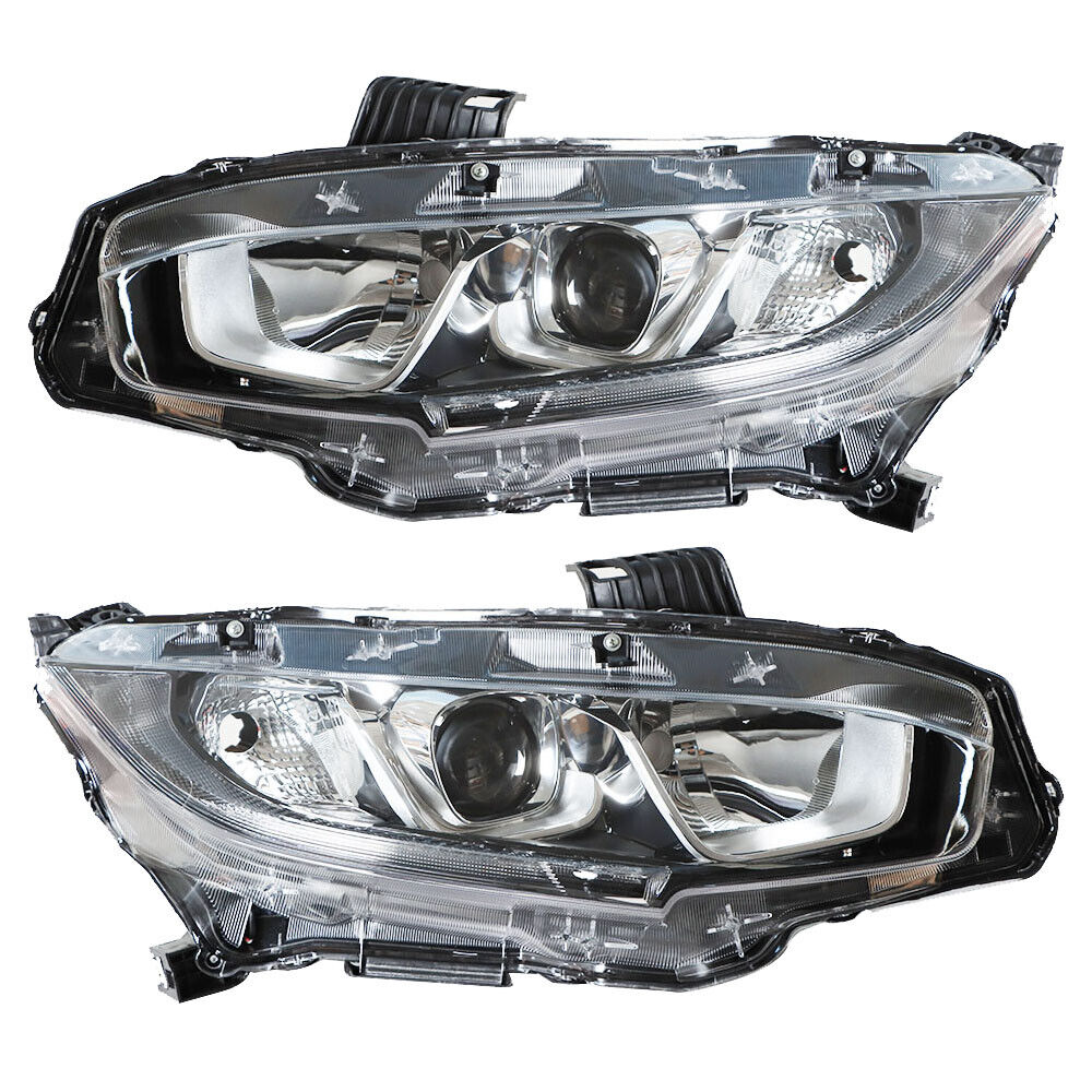 LABLT Headlights Headlamps For 2016-2020 Honda Civic Left Side&Right Side