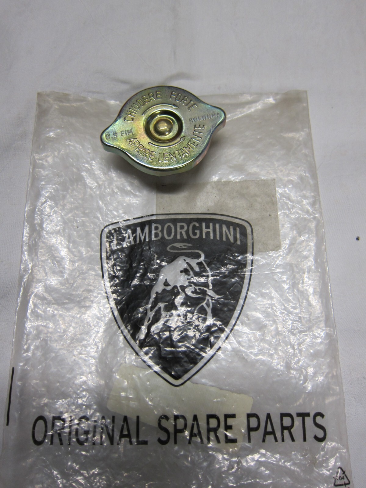 Lamborghini Miura Countach original radiator cap FIM Bologna NOS