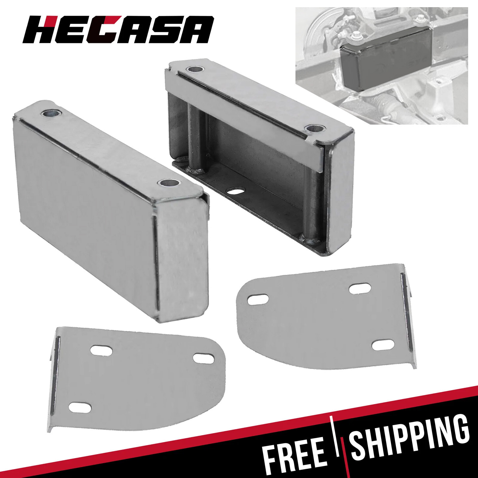 HECASA For Ford F100 Crown Vic Front Pair Suspension Swap bracket kit US STOCK HECASA For Ford F100 Crown Vic Front Pair Suspension Swap bracket kit US STOCK