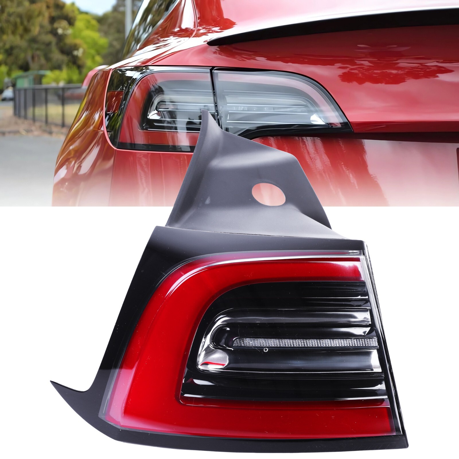 3PIN For 2017-2023 TESLA MODEL 3 Tail Light Lamp Rear Left Driver Side 1077397