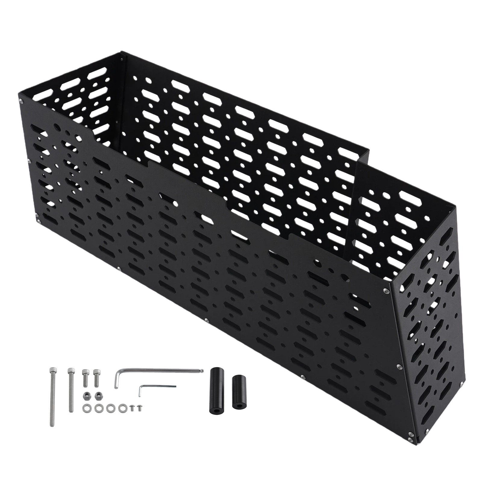 Rear Left Storage Aluminum Trunk for Toyota FJ Cruiser 2007-2021 Black Organizer