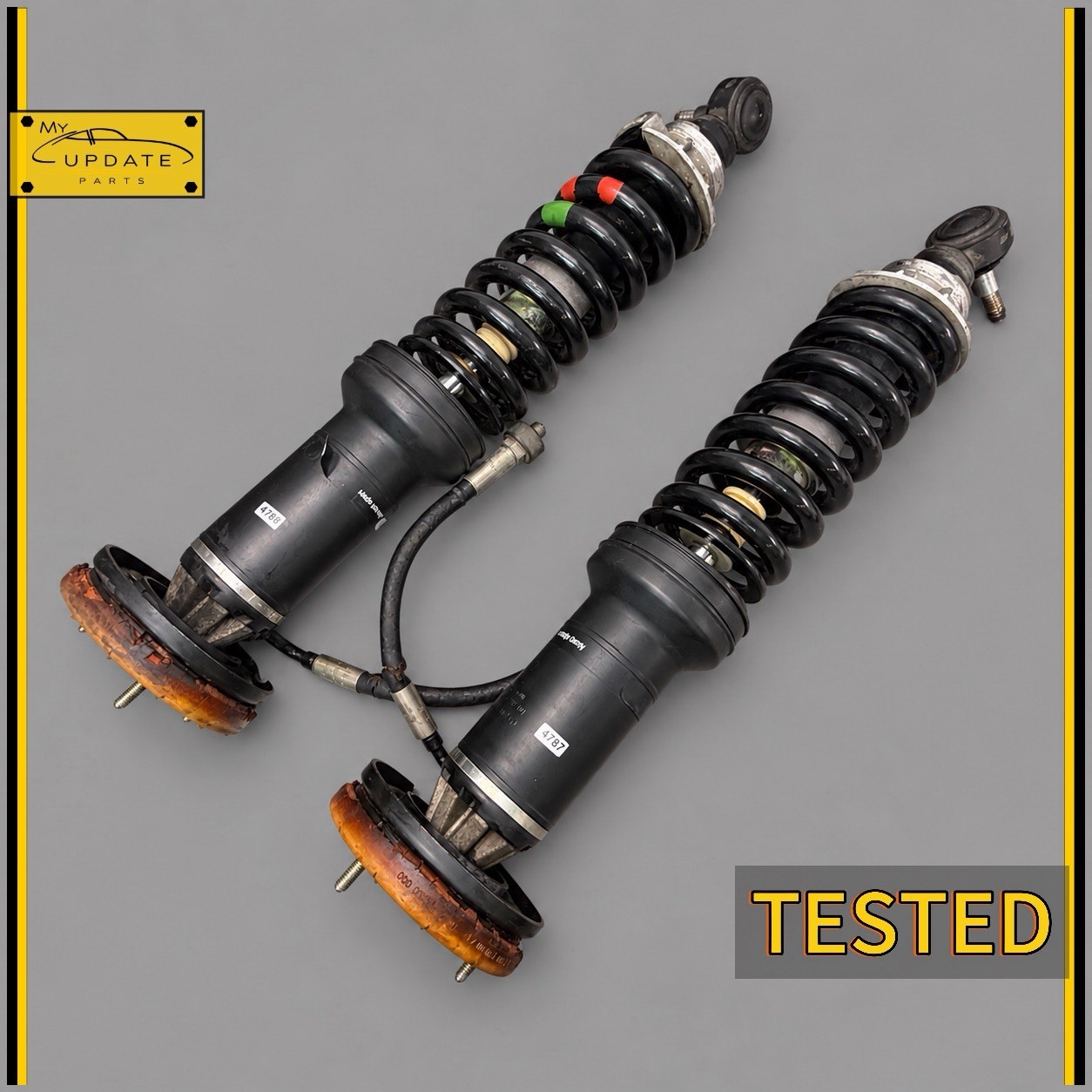 2003-06 MERCEDES R230 SL500 SL55 ARNOTT ABC FRONT SET HYDRAULIC STRUTS SHOCK 99k